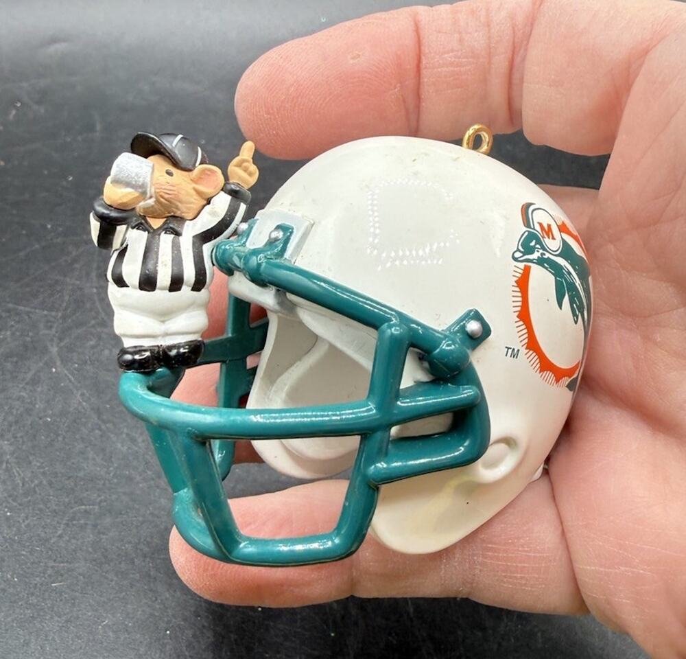 Miami Dolphins 1998 NFL Collection Hallmark Christmas Ornament EUC No Box -LO32